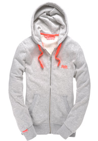 Pop Colour hoodie met rits