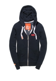 Orange Label Zip Hoodie