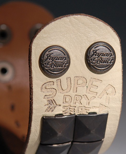 Superdry Leather Exposed Studs cuff