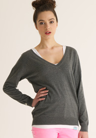 Oversized Icarus trui met V-hals