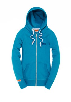 Orange Label Zip Hoodie