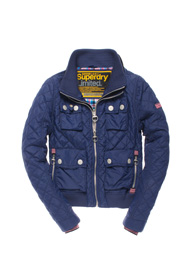 Quilted Bomber Jacket