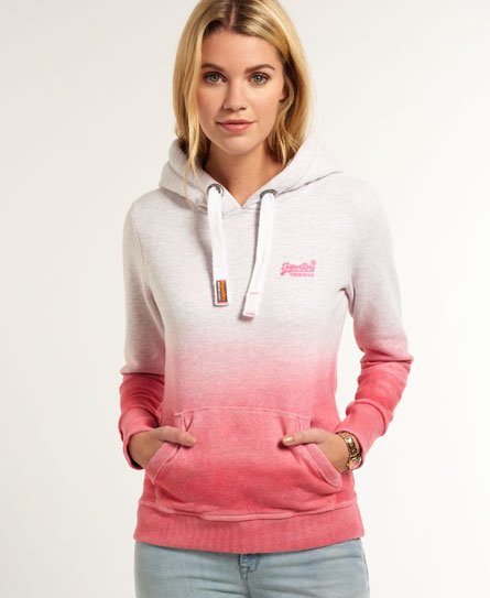 Superdry Dip Dye Hoodie - Womens Last Chance