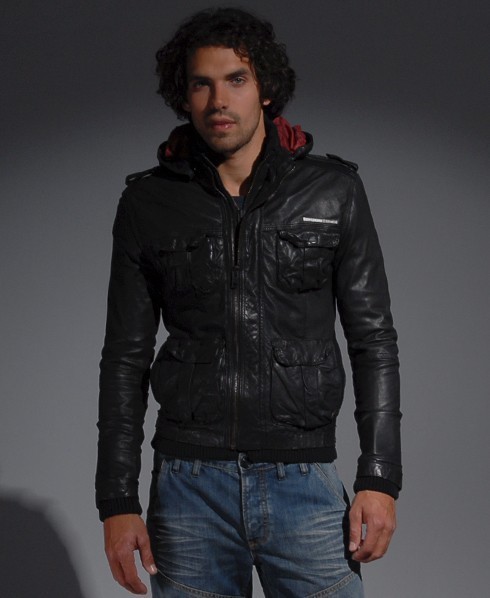Superdry Club65 Leather jacket