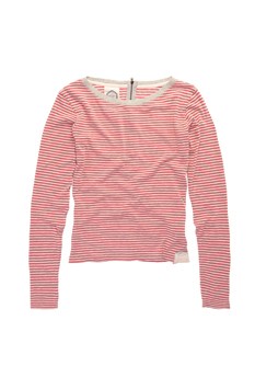 Scoop Neck Zip T-shirt