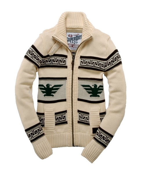 Superdry Buffalo Zip Through Knit