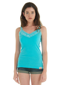 Lace Rib Vest Top