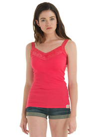 Lace Rib Vest Top