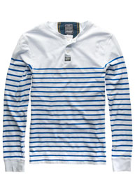 Drop Stripe Grandad Top