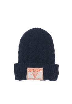 oversized cable beanie