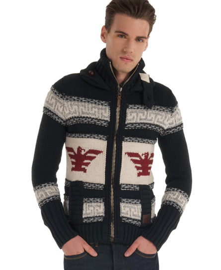 Superdry Big Zip Buffalo Knit