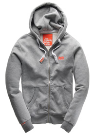 Orange Label Zip Hoodie