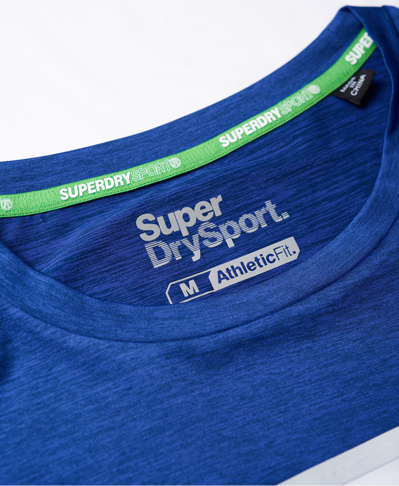Superdry Herren Athletic T-Shirt Mit Farbblock-Design