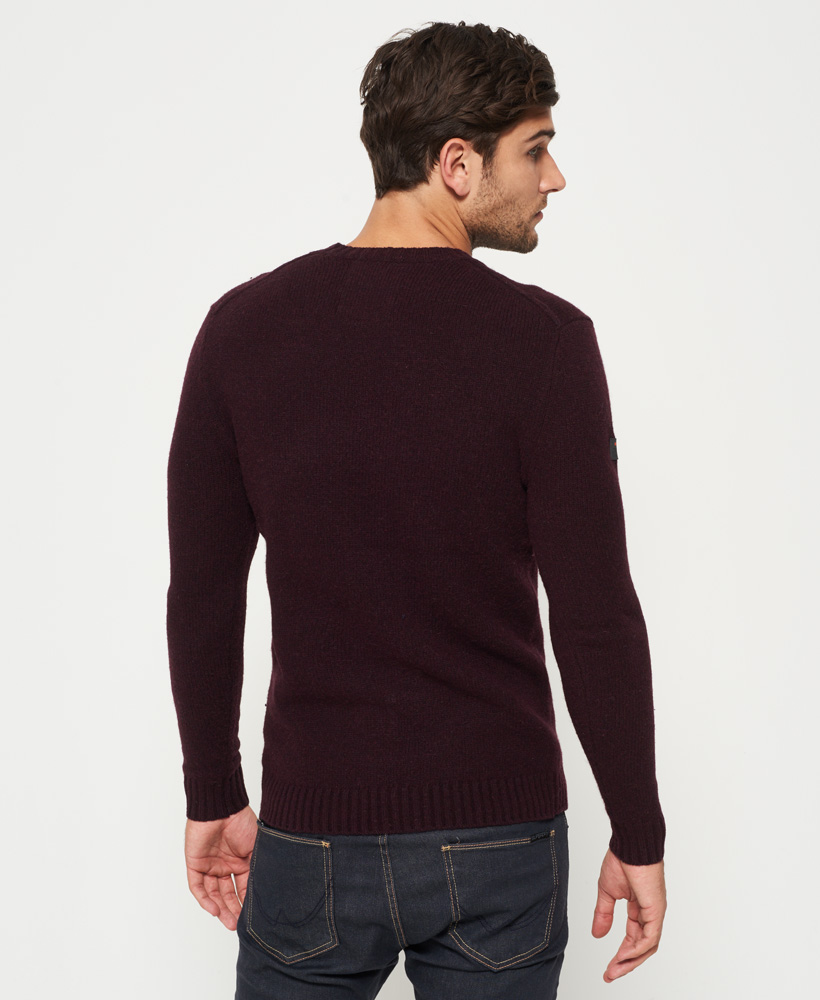Superdry Herren Arno Pullover Mit Rundhalsausschnitt