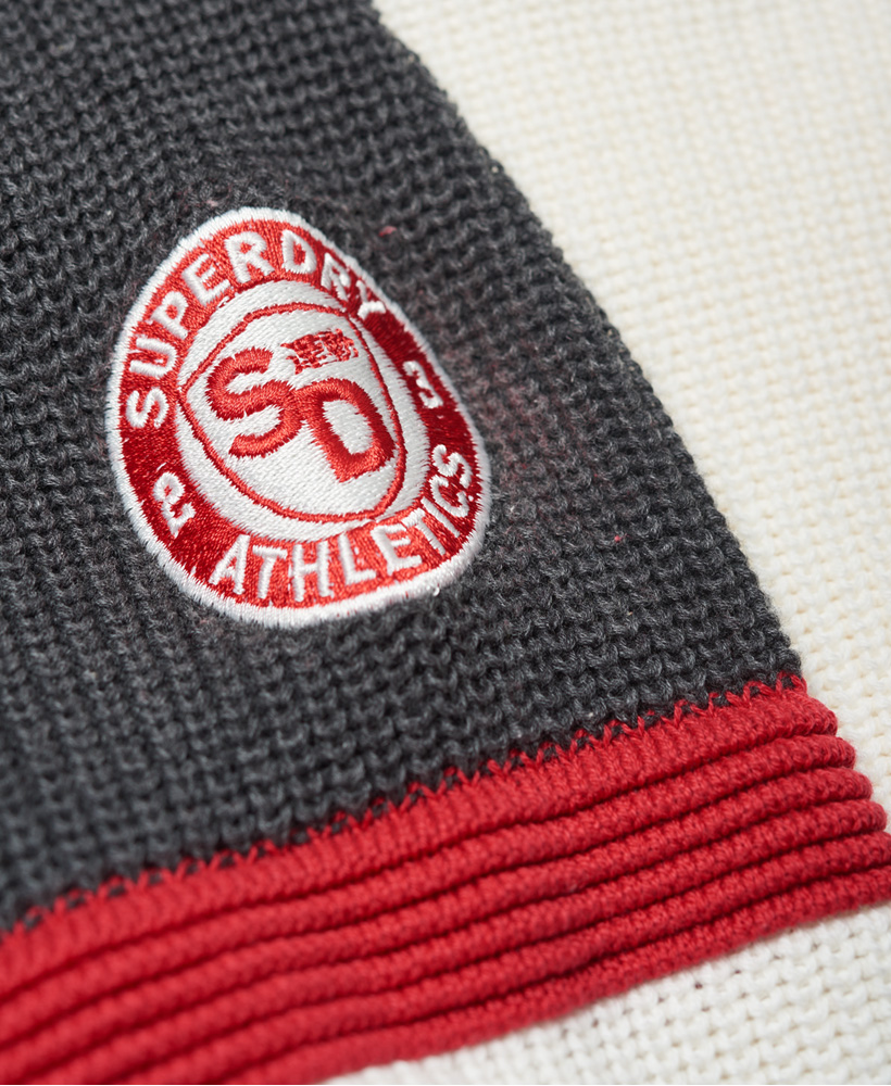 Superdry Herren Strukturierter Athletic Rundhalspullover