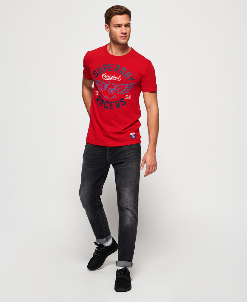 Homme Superdry Power Heritage T-Shirt Classique Taille S