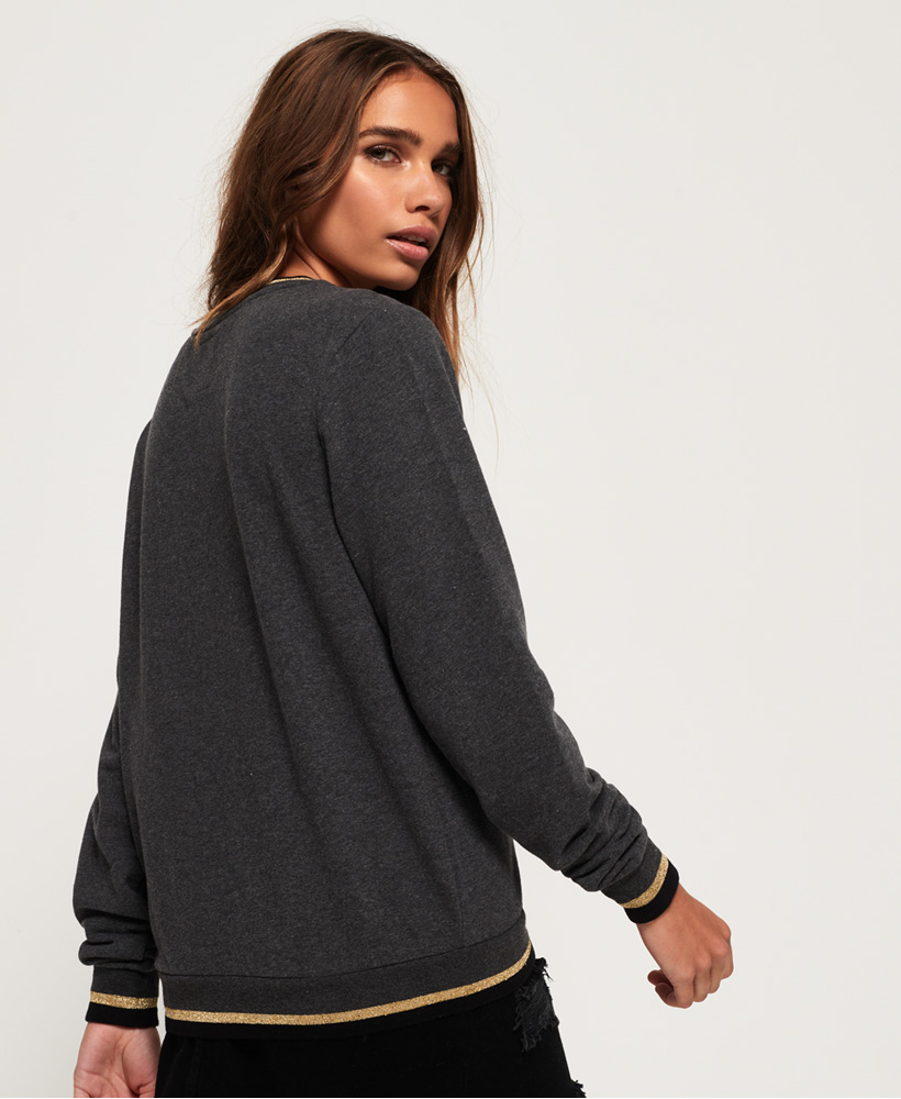 Superdry Womens Rose Army Crew Neck Sweatshirt