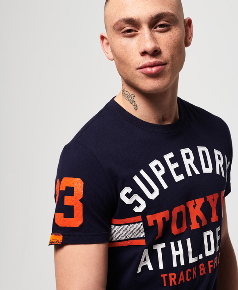 Superdry Track /& Field Lite Tri T-Shirt