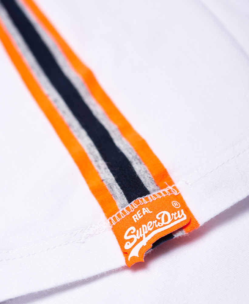 Superdry Orange Label Tipped Sports Stripe T-Shirt