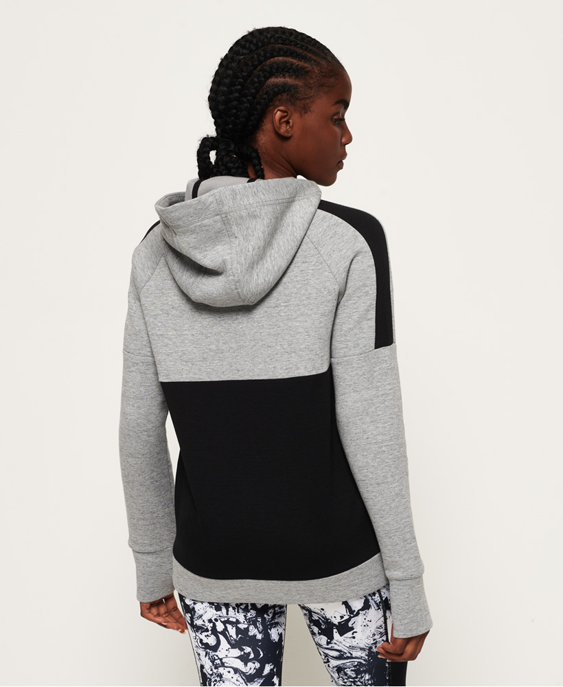 Superdry Damen Core Gym Tech Kapuzenjacke