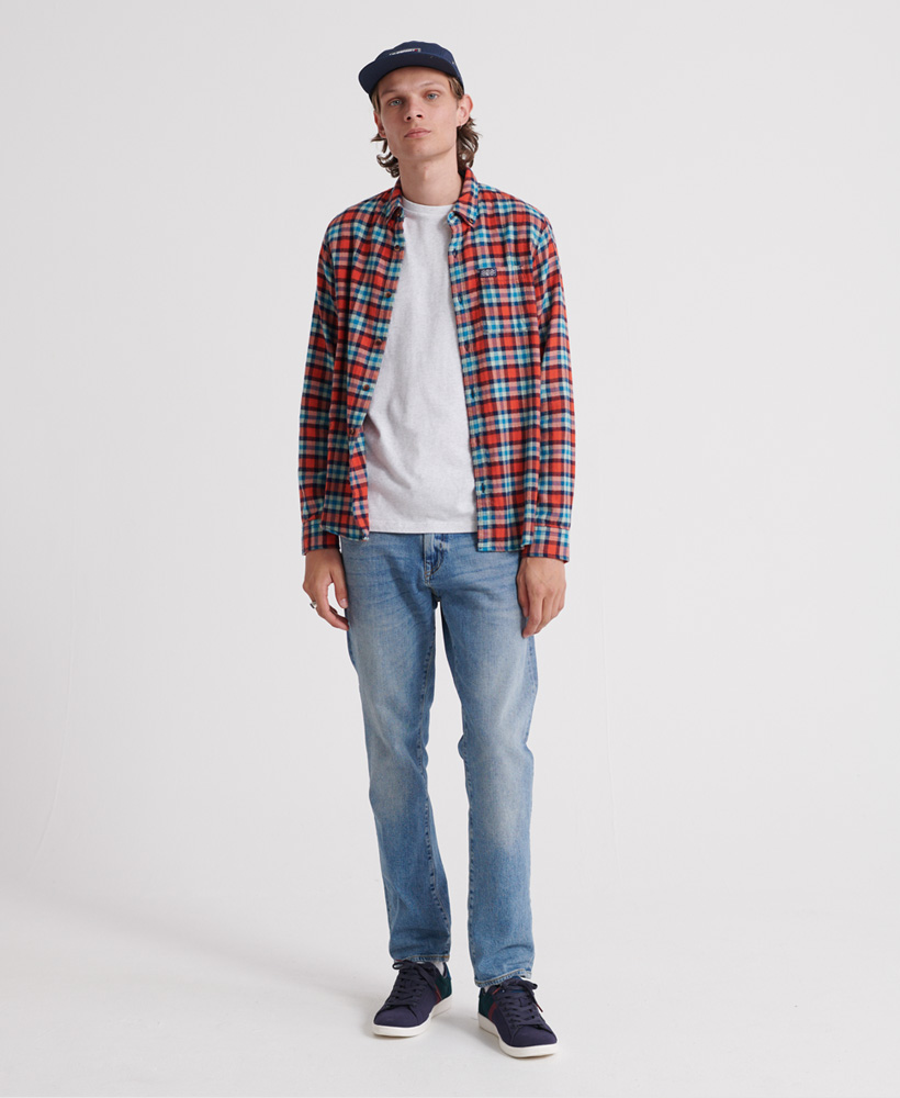 Homme Superdry Workwear Shirt à Manches Longues