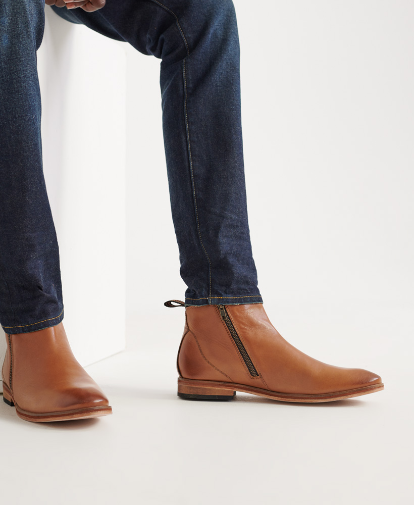 Superdry Mens Trenton Zip Boots