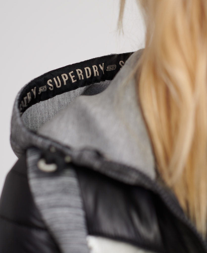 Superdry Damen Klassische Storm Jacke Mit Einsatz