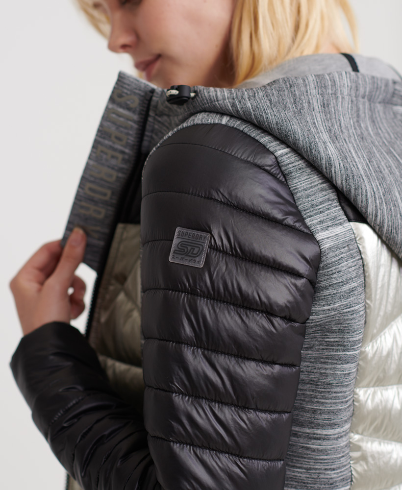 Superdry Damen Klassische Storm Jacke Mit Einsatz