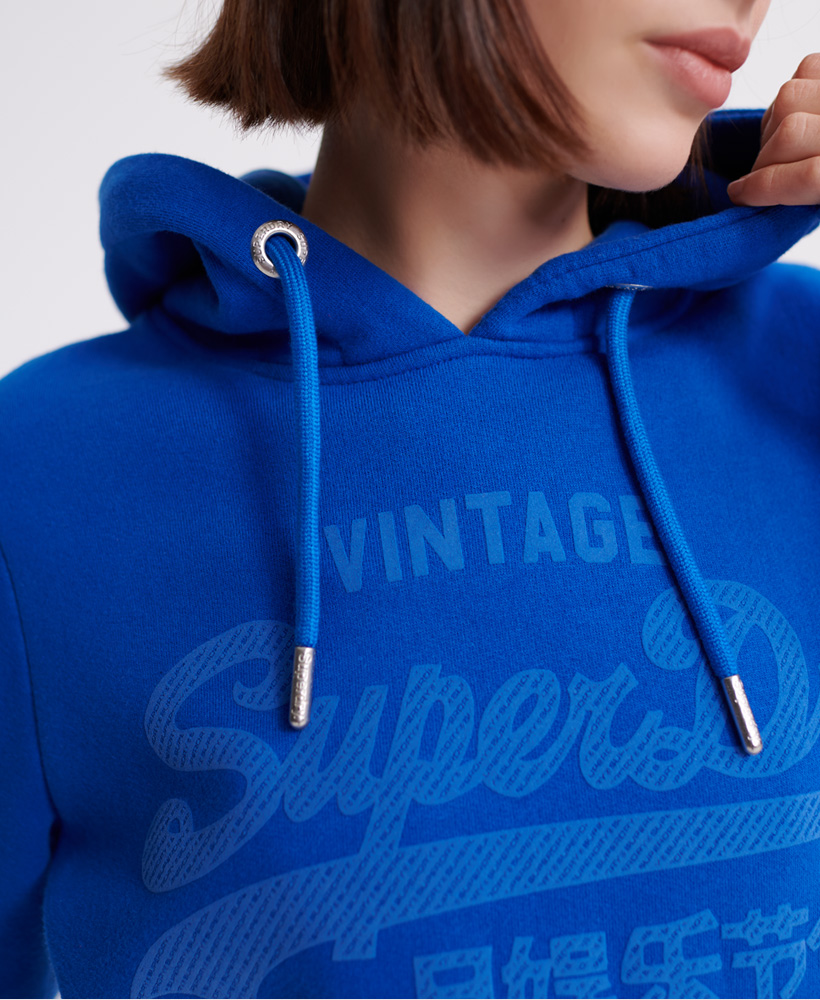 Superdry Damen Premium Goods Tonal Infill Hoodie
