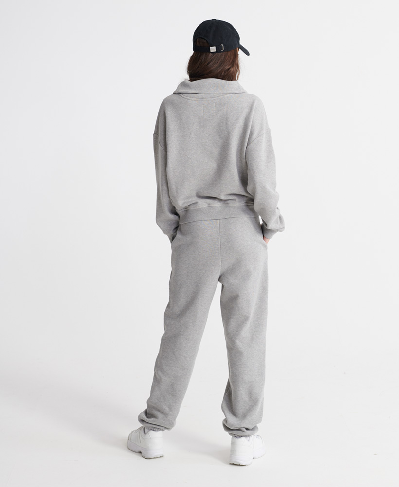 Superdry Damen Edit Sweat Trainingstop Mit Trichterkragen Aus Loopback-Gewebe