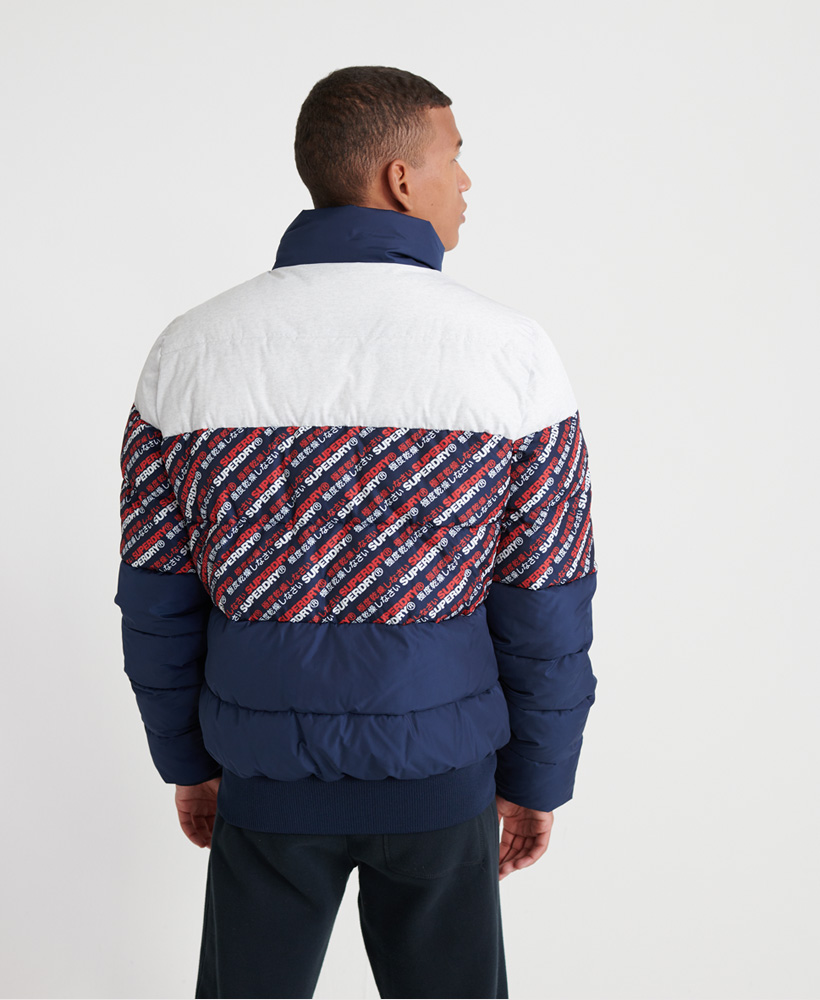 Superdry Mens Track Sports Puffer Jacket