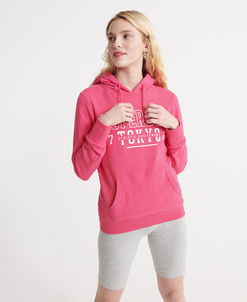 Superdry Damen Track /&Amp; Field Loopback-Hoodie