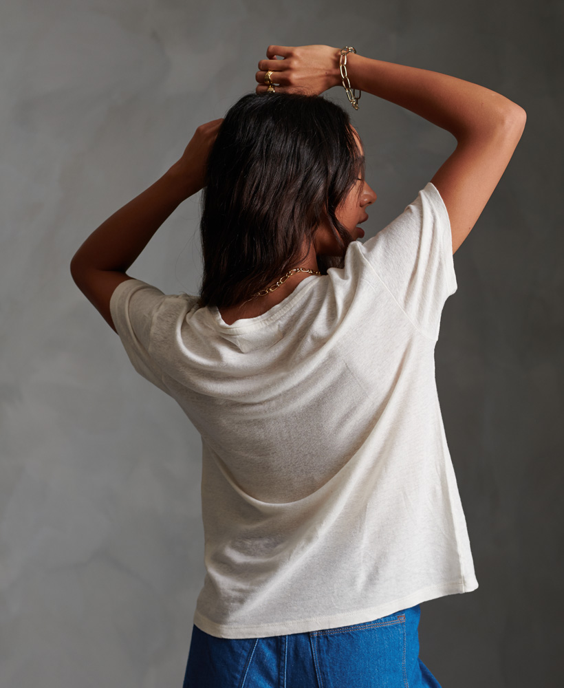 Haut Femme Superdry Chevron Lace T-Shirt