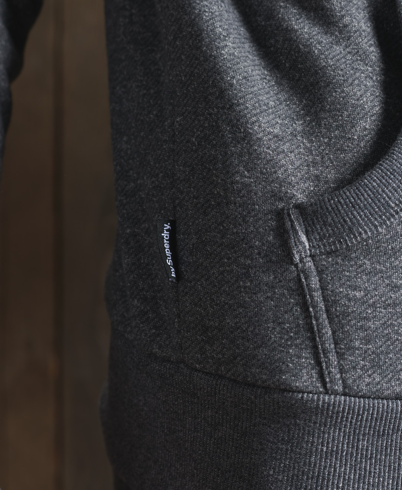 Superdry Mens Core Logo Stripe Hoodie