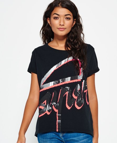 Superdry Downtown 45 Degrees Boyfriend T-shirt Downtown 45 Degrees Boyfriend T-shirt