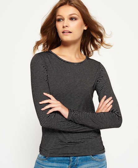 Superdry Nordic Stripe Long Sleeved T-shirt Nordic Stripe Long Sleeved T-shirt