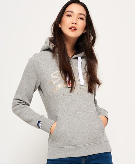 Superdry Geprägtes Vintage Logo Hoodie Geprägtes Vintage Logo Hoodie