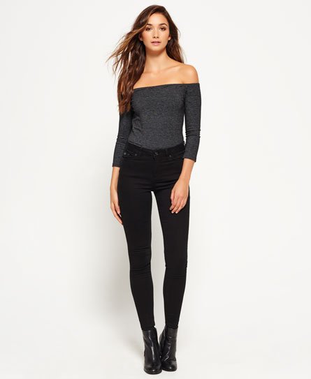 Superdry Superskinny Sophia jeans met hoge taille Superskinny Sophia jeans met hoge taille