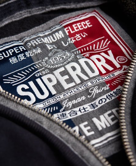 Superdry Core Applique Sherpa Lined Zip Hoodie Mens Hoodies