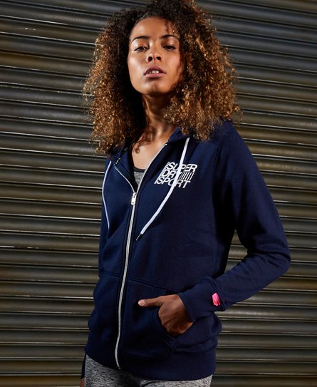 Superdry Sweat à capuche nippé SD Sport Essentials Sweat à capuche nippé SD Sport Essentials 71156