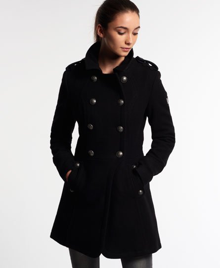 Womens - Riding Jacket in Black | Superdry