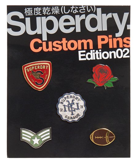 Superdry Custom Pin Badge'sæt