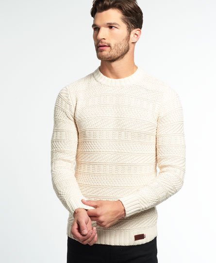 Superdry Nordic Textured Crew Neck Jumper Nordic Textured Crew Neck Jumper