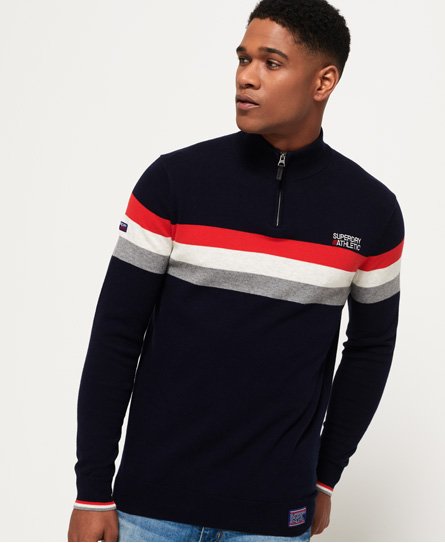 Superdry Athletic Tour Henley-genser Athletic Tour Henley-genser