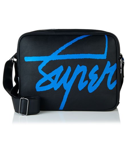 Superdry Men's Men's Kayem Messenger Bag Black - Size: 1SIZE