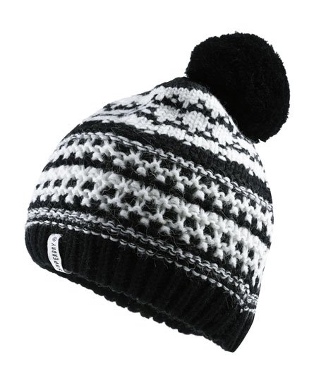 Superdry Nordic Pattern Bobble Hat Nordic Pattern Bobble Hat