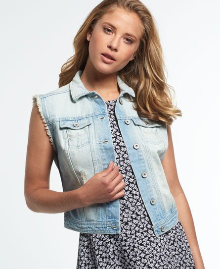 Superdry Jaclyn denimvest Jaclyn denimvest