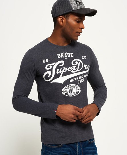 Superdry T-shirt a maniche lunghe Grade A T-shirt a maniche lunghe Grade A