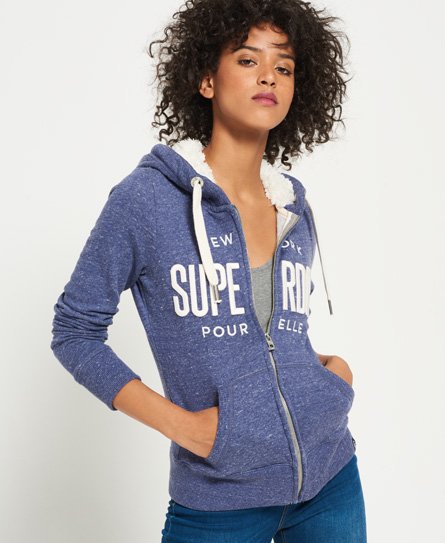 ladies superdry zip hoodie
