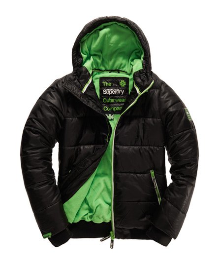 superdry lime green jacket